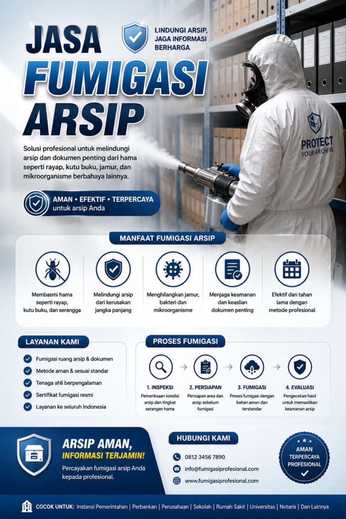 jasa fumigasi arsip