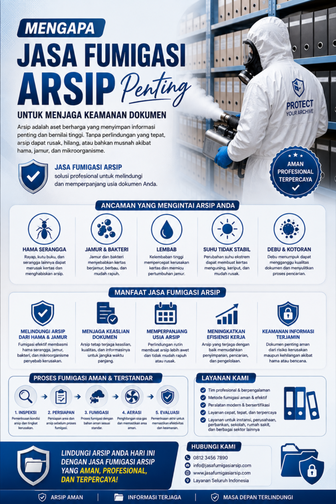 jasa fumigasi arsip