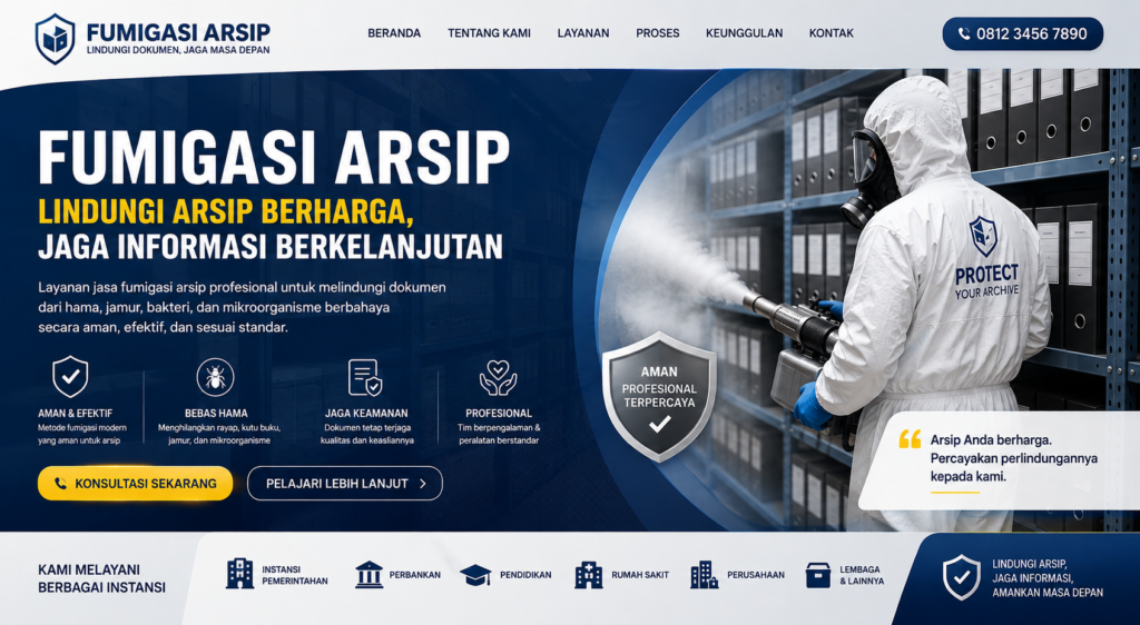 jasa fumigasi arsip