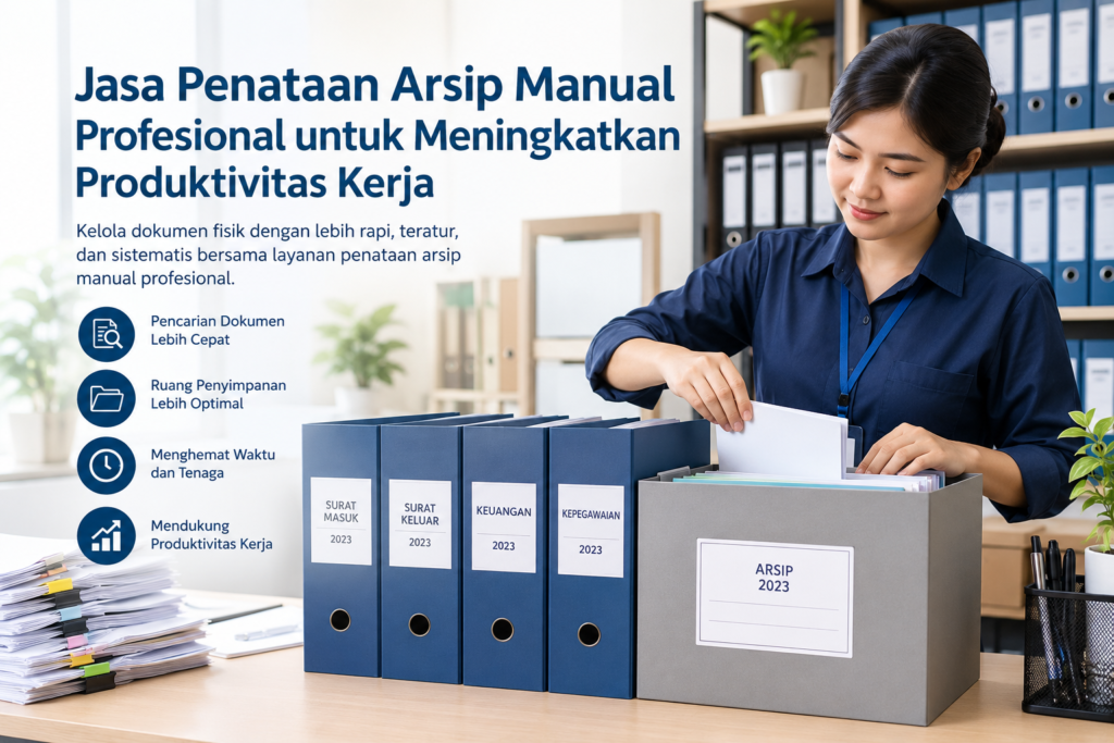 jasa penataan arsip manual 